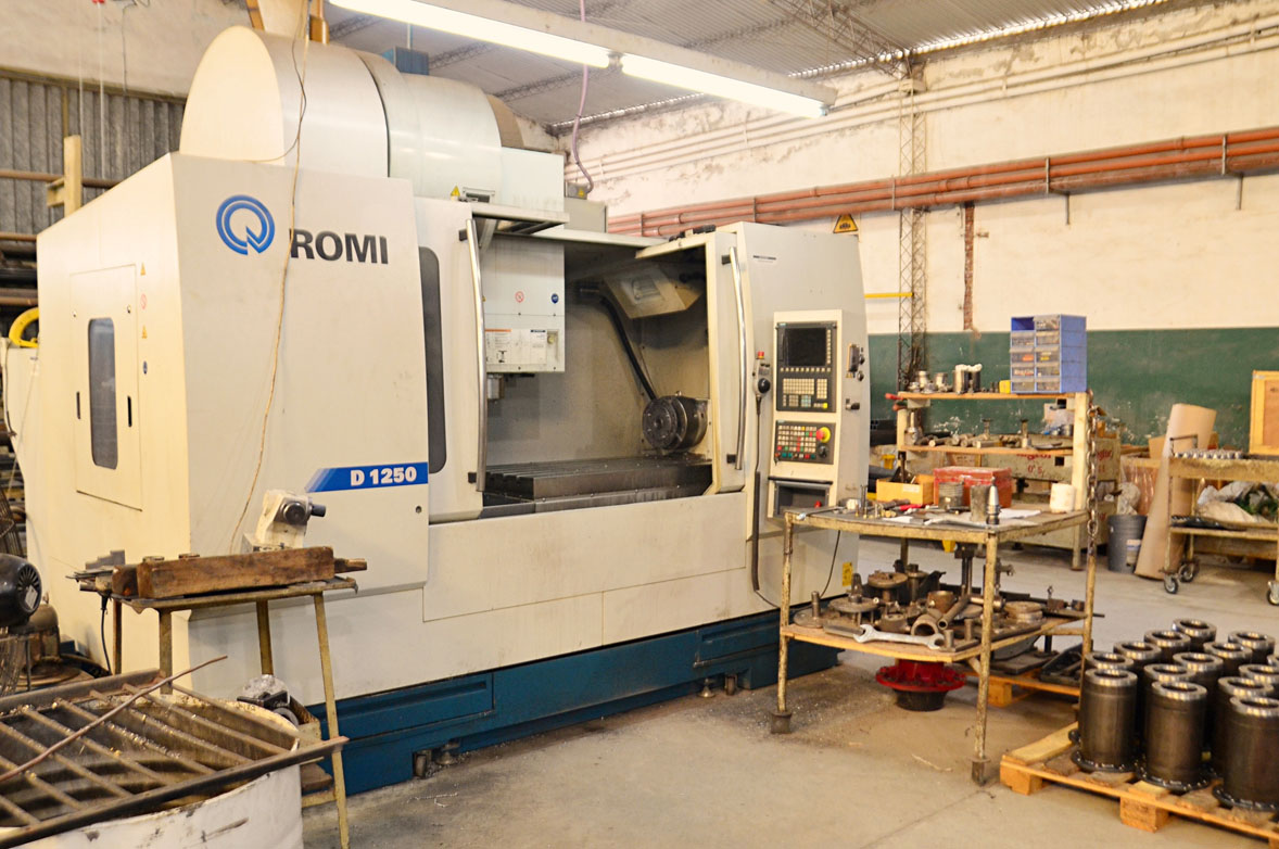 CNC machining center operating at Fagtor